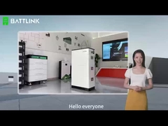 IP55 frei stapelbares Energiespeichersystem für Zuhause mit Canbus/RS485-Kommunikationsschnittstelle